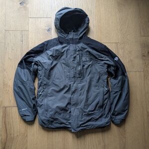 Mountain Hardwear Men’s Hooded Jacket - Dark Gray/Black